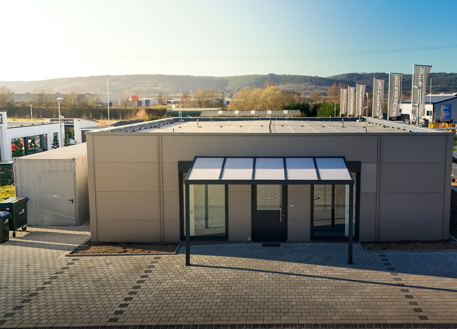 Außenansicht der reSTERIL GmbH in Bekond